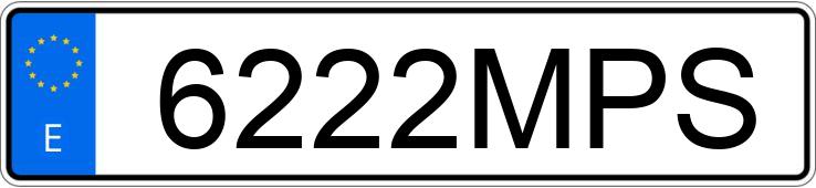 Numer rejestracyjny 6222MPS posiada BMW X2