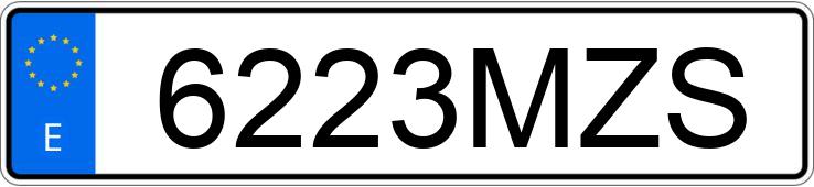 Numer rejestracyjny 6223MZS posiada CUPRA LEON