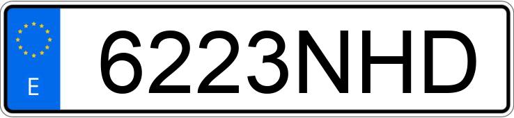 Numer rejestracyjny 6223NHD posiada OPEL GRANDLAND