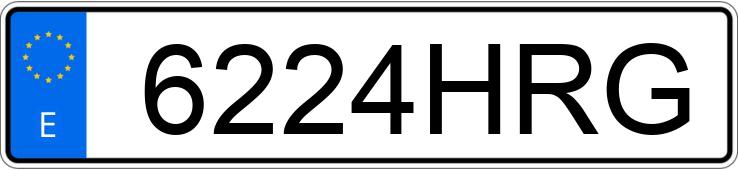 Numer rejestracyjny 6224HRG posiada FORD FOCUS