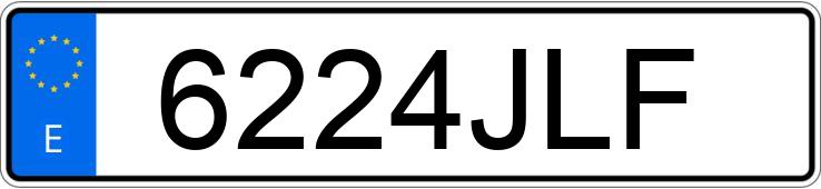 Numer rejestracyjny 6224JLF posiada HONDA CIVIC