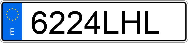 Numer rejestracyjny 6224LHL posiada PEUGEOT 3008