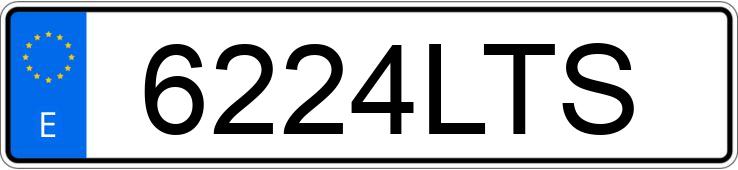 Numer rejestracyjny 6224LTS posiada MERCEDES VITO Numer rejestracyjny 6224LTS posiada MERCEDES VITO