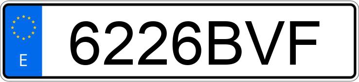 Numer rejestracyjny 6226BVF posiada BMW SERIE 3 Numer rejestracyjny 6226BVF posiada BMW SERIE 3