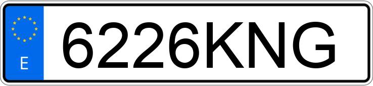 Numer rejestracyjny 6226KNG posiada PEUGEOT 308