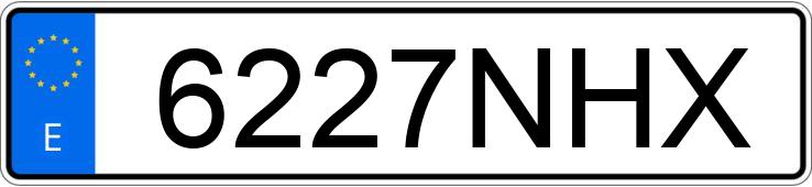 Numer rejestracyjny 6227NHX posiada VOLVO V60