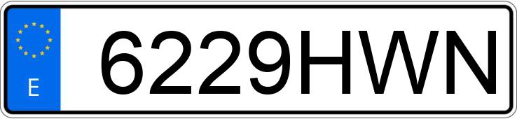 Numer rejestracyjny 6229HWN posiada SEAT LEON