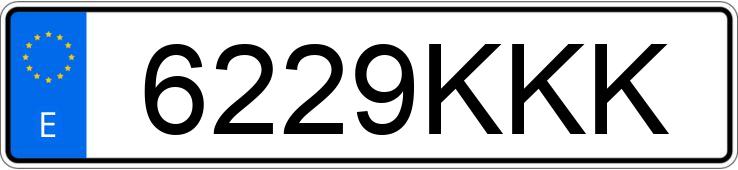 Numer rejestracyjny 6229KKK posiada FORD FOCUS