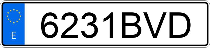 Numer rejestracyjny 6231BVD posiada HONDA ACCORD