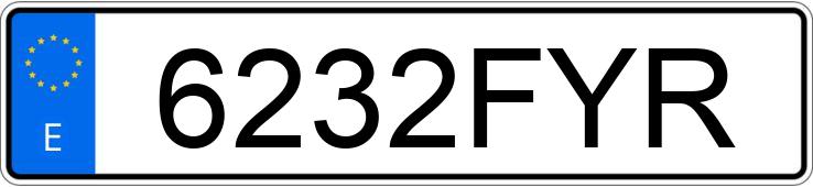Registreringsnummer6232FYR har VOLKSWAGEN TIGUAN