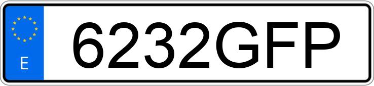 Numer rejestracyjny 6232GFP posiada RENAULT MEGANE