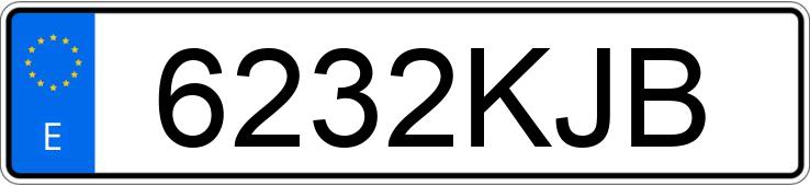 Registreringsnummeret 6232KJB har VOLKSWAGEN GOLF R 2.0 TSI 310 DSG7