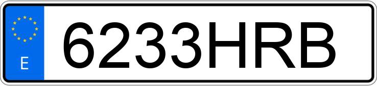 Numer rejestracyjny 6233HRB posiada HONDA CBR 500