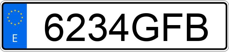 Numer rejestracyjny 6234GFB posiada ALFA ROMEO 147