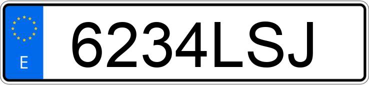 Numer rejestracyjny 6234LSJ posiada MERCEDES GLA (156)