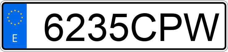 Numer rejestracyjny 6235CPW posiada MINI MINI Numer rejestracyjny 6235CPW posiada MINI MINI