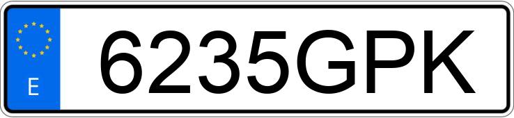 Numer rejestracyjny 6235GPK posiada HONDA JAZZ Numer rejestracyjny 6235GPK posiada HONDA JAZZ