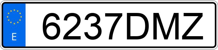 Numer rejestracyjny 6237DMZ posiada RENAULT SCENIC Numer rejestracyjny 6237DMZ posiada RENAULT SCENIC