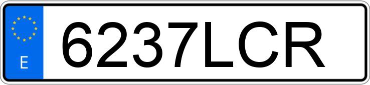 Numer rejestracyjny 6237LCR posiada FORD CUSTOM Numer rejestracyjny 6237LCR posiada FORD CUSTOM