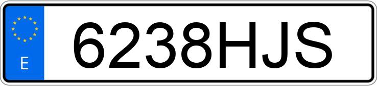 Numer rejestracyjny 6238HJS posiada KIA SPORTAGE