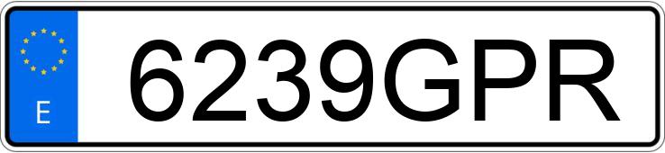 Numer rejestracyjny 6239GPR posiada RENAULT GRAND SCENIC Numer rejestracyjny 6239GPR posiada RENAULT GRAND SCENIC