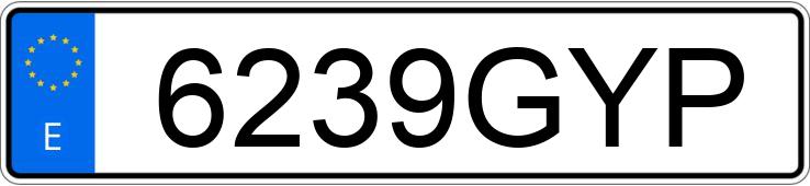 Numer rejestracyjny 6239GYP posiada VOLKSWAGEN PASSAT Numer rejestracyjny 6239GYP posiada VOLKSWAGEN PASSAT