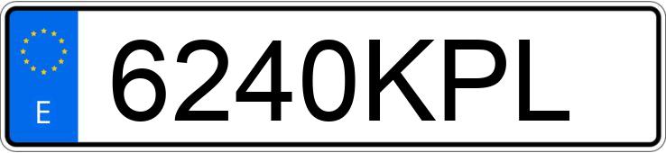 Numer rejestracyjny 6240KPL posiada BMW SERIE 4 Numer rejestracyjny 6240KPL posiada BMW SERIE 4