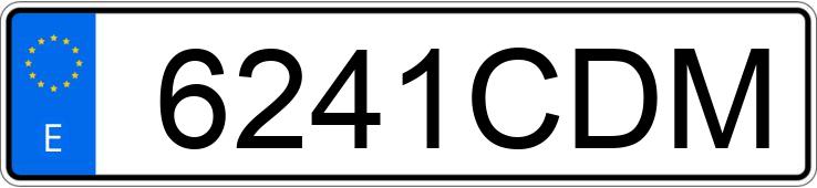 Numer rejestracyjny 6241CDM posiada HONDA CR-V