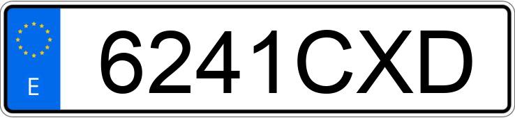 Numer rejestracyjny 6241CXD posiada VOLKSWAGEN TOURAN