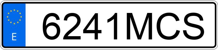 O número de registro 6241MCS tem MERCEDES SPRINTER 313 CDI DC CAAB L 3.5