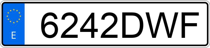 Numer rejestracyjny 6242DWF posiada CHEVROLET-GM MATIZ