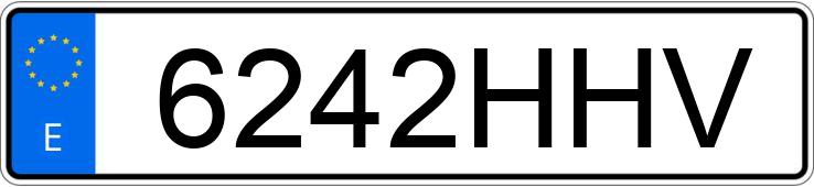 Numer rejestracyjny 6242HHV posiada DACIA DUSTER