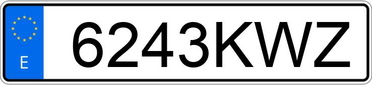 Numer rejestracyjny 6243KWZ posiada RENAULT CLIO Numer rejestracyjny 6243KWZ posiada RENAULT CLIO