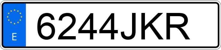 Numer rejestracyjny 6244JKR posiada KIA SPORTAGE Numer rejestracyjny 6244JKR posiada KIA SPORTAGE