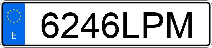 Numer rejestracyjny 6246LPM posiada HYUNDAI IONIQ