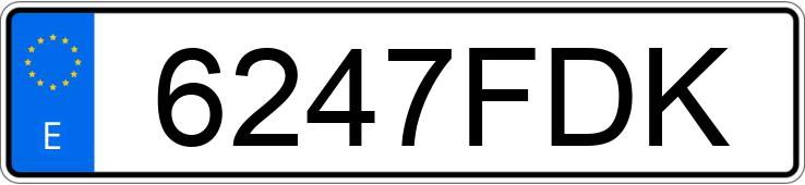 Numer rejestracyjny 6247FDK posiada VOLVO S40