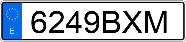 Numer rejestracyjny 6249BXM posiada PEUGEOT 307 Numer rejestracyjny 6249BXM posiada PEUGEOT 307