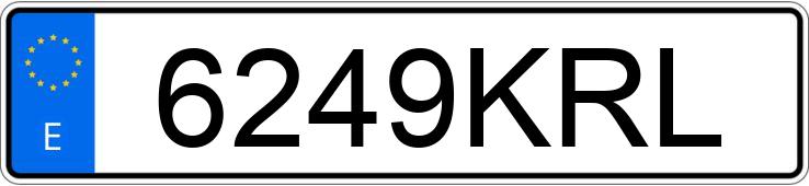 Numer rejestracyjny 6249KRL posiada OPEL MOKKA X