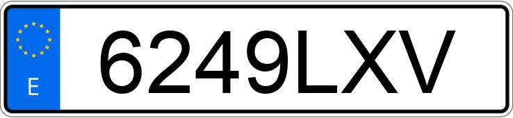 Numer rejestracyjny 6249LXV posiada LAND ROVER DISCOVERY SPORT