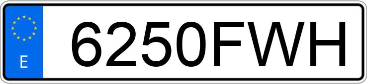 Numer rejestracyjny 6250FWH posiada CHEVROLET-GM EPICA