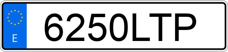 Numer rejestracyjny 6250LTP posiada BMW SERIE 3 Numer rejestracyjny 6250LTP posiada BMW SERIE 3