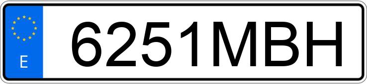 Numer rejestracyjny 6251MBH posiada VOLKSWAGEN POLO