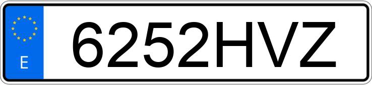 Numer rejestracyjny 6252HVZ posiada HYUNDAI I30