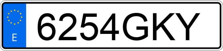 Numer rejestracyjny 6254GKY posiada LAND ROVER DEFENDER