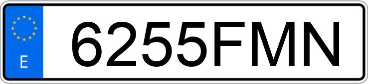 Numer rejestracyjny 6255FMN posiada SUZUKI GRAND VITARA