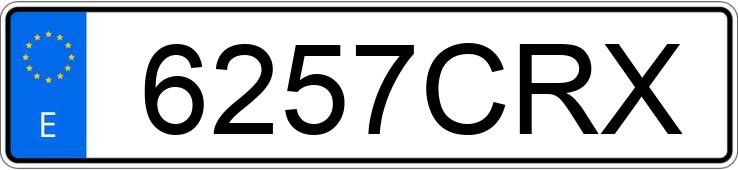 Numer rejestracyjny 6257CRX posiada OPEL ZAFIRA