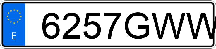 Numer rejestracyjny 6257GWW posiada RENAULT GRAND SCENIC