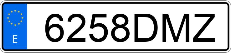 Numer rejestracyjny 6258DMZ posiada NISSAN MICRA