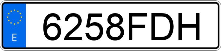 Numer rejestracyjny 6258FDH posiada OPEL VECTRA