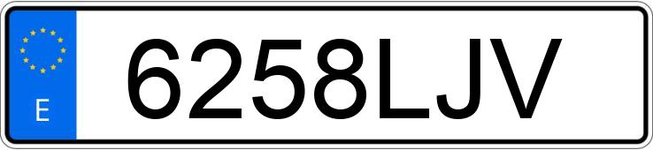 Numer rejestracyjny 6258LJV posiada BMW X3 Numer rejestracyjny 6258LJV posiada BMW X3